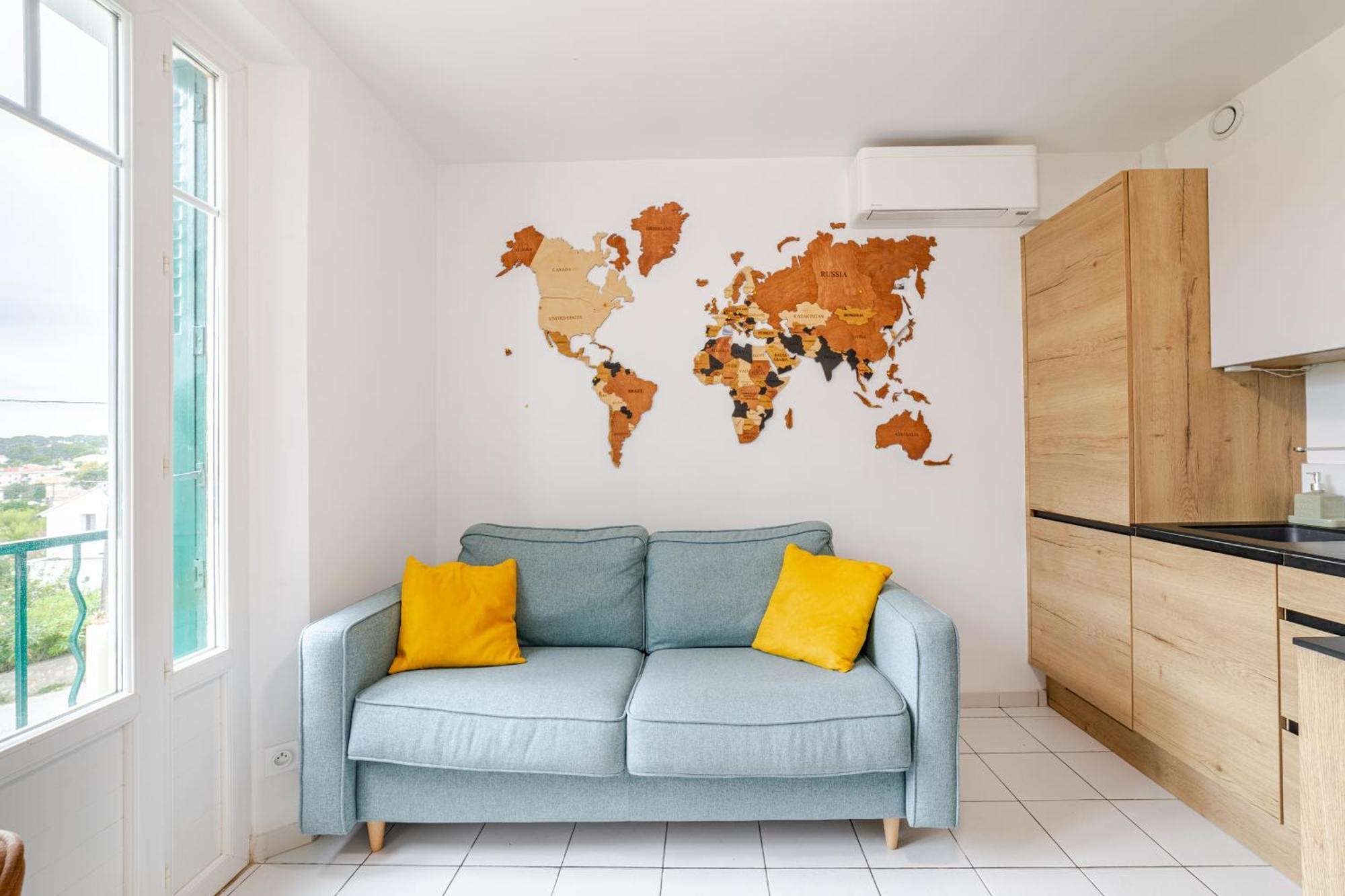 Cocon Comfortable Vue Mer, Clim Et Parking Sanary-sur-Mer Eksteriør bilde